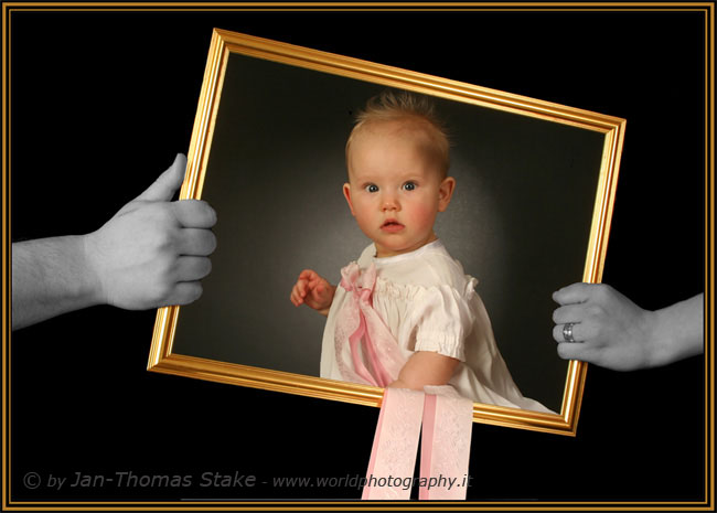 Framed child